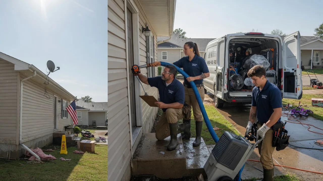 Ceiling Water Damage Restoration in Franklin, LA near me